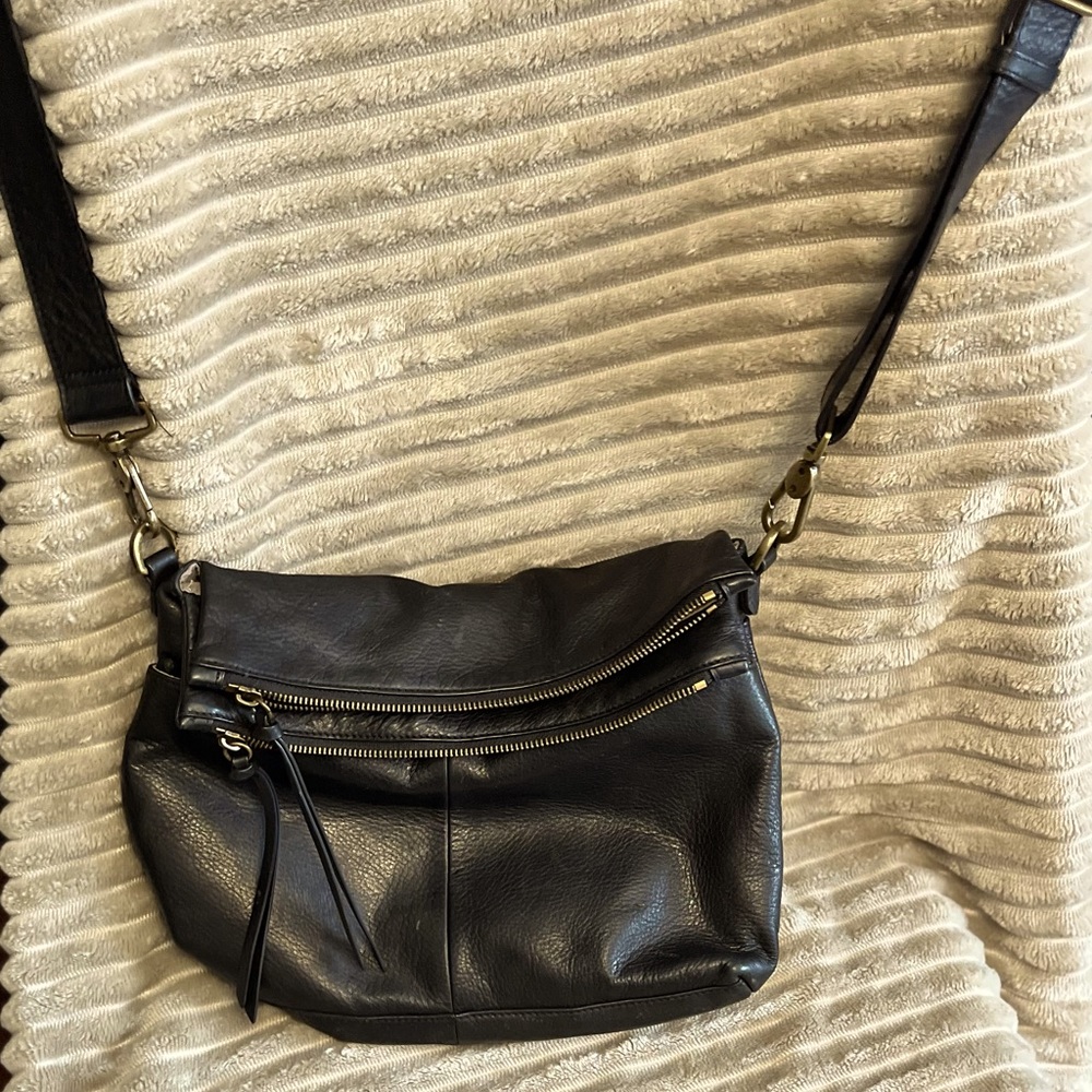 Beautiful, Margaret, Margot black leather Crossbody